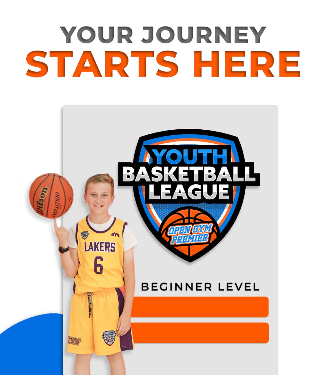 banner with kid and links